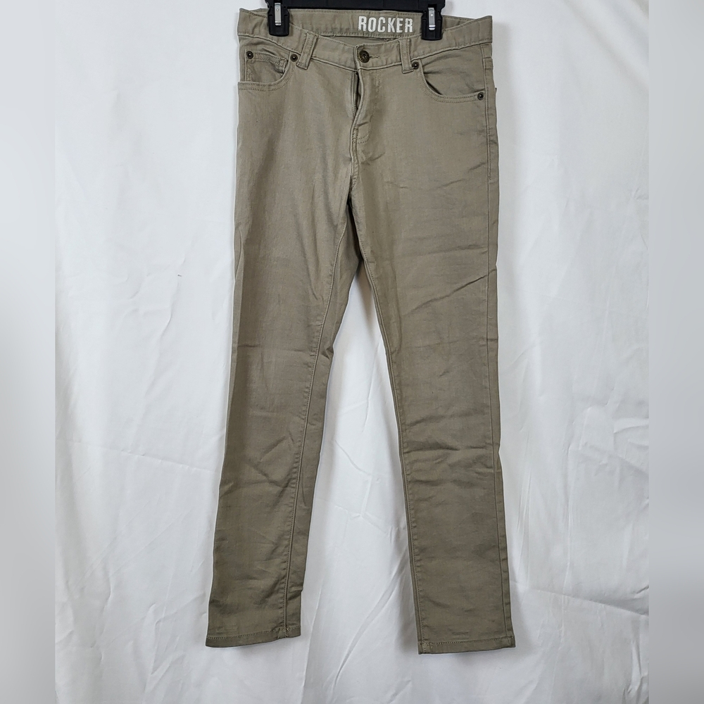 Crazy 8 Boys Khaki‎ Tan Rocker 5 Pocket Styling Preppy Skinny Jeans Size 12